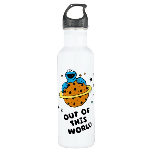 Cookie Monster | Uit deze wereld Waterfles (Voorkant)
