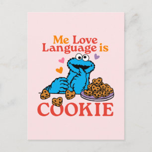 Cookie Monster Valentijnsdag citaat Briefkaart