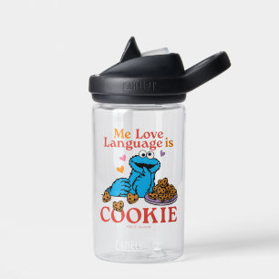 Cookie Monster Valentijnsdag citaat Waterfles