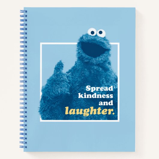 Cookie Monster | Verspreid Vriendelijkheid en Lach Notitieboek (Voorkant)