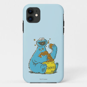 Cookie Monster Vintage iPhone 11 Hoesje
