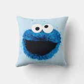 Cookie Monster | Watercolor Trend Kussen (Achterkant)