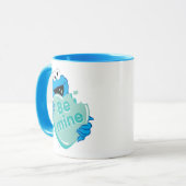 Cookie Monster "Wees van mij" Valentijnsdag Hart S Mok (Voorkant links)