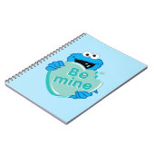 Cookie Monster "Wees van mij" Valentijnshart Snoep Notitieboek (Linkerzijde)