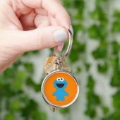 Cookie Monster Wol Stijl Sleutelhanger (Hand)