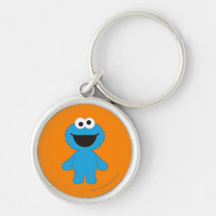 Cookie Monster Wol Stijl Sleutelhanger