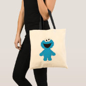Cookie Monster Wol Stijl Tote Bag (Voorkant (product))