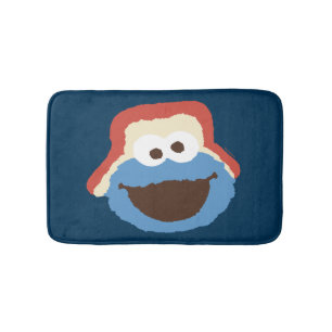 Cookie Monster Woodland Face Badmat