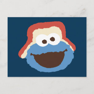 Cookie Monster Woodland Face Briefkaart