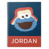 Cookie Monster Woodland Face | Jouw namen toevoege Notitieboek (Voorkant)