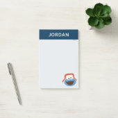 Cookie Monster Woodland Face | Jouw namen toevoege Post-it® Notes (Kantoor)