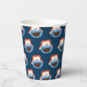 Cookie Monster Woodland Face Papieren Bekers (Achterkant)