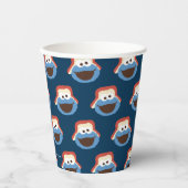 Cookie Monster Woodland Face Papieren Bekers (Voorkant)