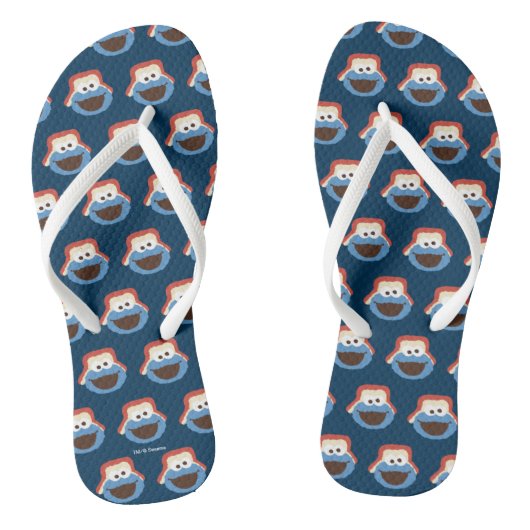 Cookie Monster Woodland Face Teenslippers (Voetbed)
