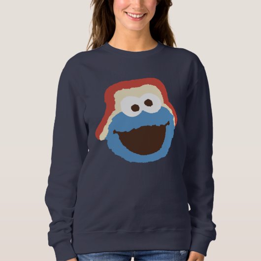 Cookie Monster Woodland Face Trui (Voorkant)