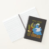 Cookie Monster | Wordt opgehaald voor koekjes Notitieboek (Binnen)