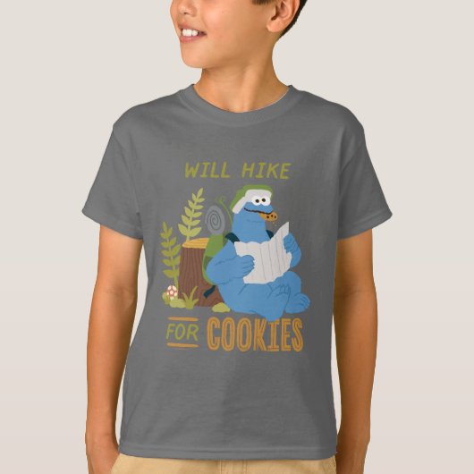 Cookie Monster | Wordt opgehaald voor koekjes T-shirt (Voorkant)
