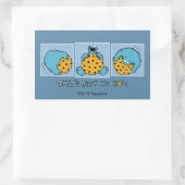 Cookie Monster | Zo ben ik aan het rollen Rechthoekige Sticker (Tas)