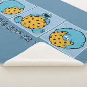 Cookie Monster | Zo ben ik aan het rollen Sherpa Deken (3/4)