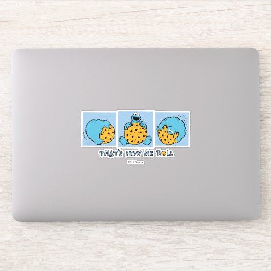 Cookie Monster | Zo ben ik aan het rollen Sticker (Computer)