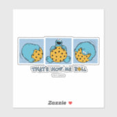 Cookie Monster | Zo ben ik aan het rollen Sticker (Vel)