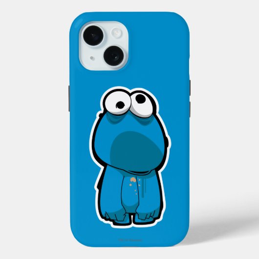 Cookie Monster Zombie Case-Mate iPhone Case (Achterkant)