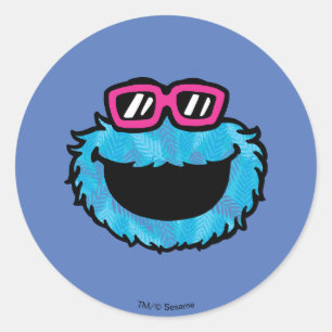 Cookie Monster   Zomer Ronde Sticker