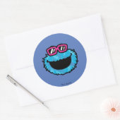 Cookie Monster | Zomerstemming Ronde Sticker (Envelop)