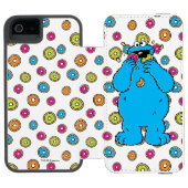 Cookie MonsterDonut Destroyer Incipio iPhone Portemonnee Hoesje (Agenda Open)