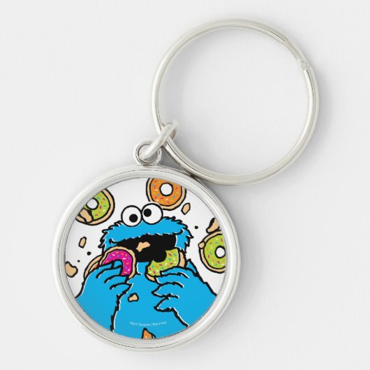 Cookie MonsterDonut Destroyer Sleutelhanger (Voorkant)