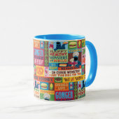 Cookie Monster's Eetwagen Patroon Mok (Voorkant rechts)