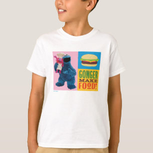 Cookie Monster's Foodie Truck   Gonger maakt eten T-shirt