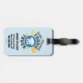 Cookie Monster's Foodie Truck Logo Bagagelabel (Achterkant horizontaal)