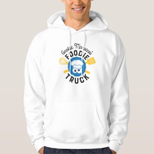 Cookie Monster's Foodie Truck Logo Hoodie (Voorkant)