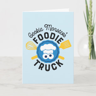 Cookie Monster's Foodie Truck Logo Kaart
