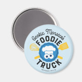 Cookie Monster's Foodie Truck Logo Magneet (Voorkant / Achterkant)