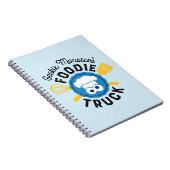 Cookie Monster's Foodie Truck Logo Notitieboek (Rechterzijde)