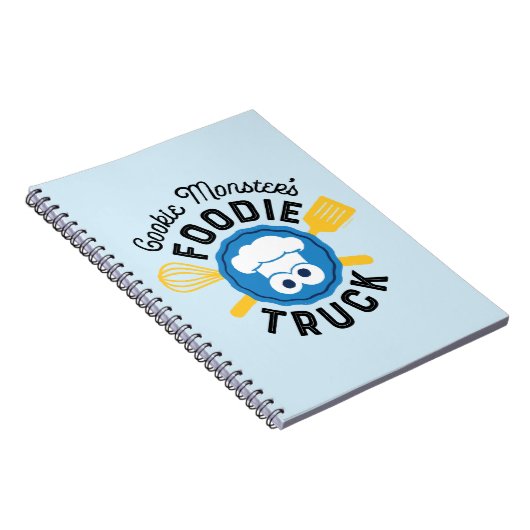 Cookie Monster's Foodie Truck Logo Notitieboek (Rechterzijde)