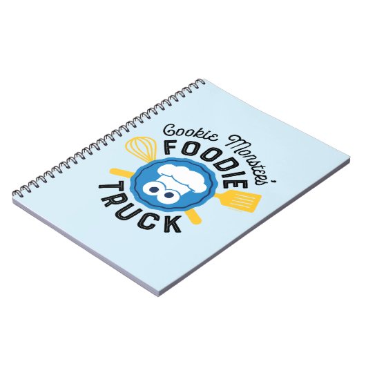 Cookie Monster's Foodie Truck Logo Notitieboek (Linkerzijde)