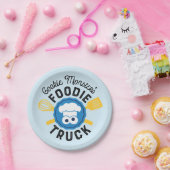 Cookie Monster's Foodie Truck Logo Papieren Bordje (Feest)