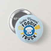 Cookie Monster's Foodie Truck Logo Ronde Button 5,7 Cm (Voorkant /achterkant)