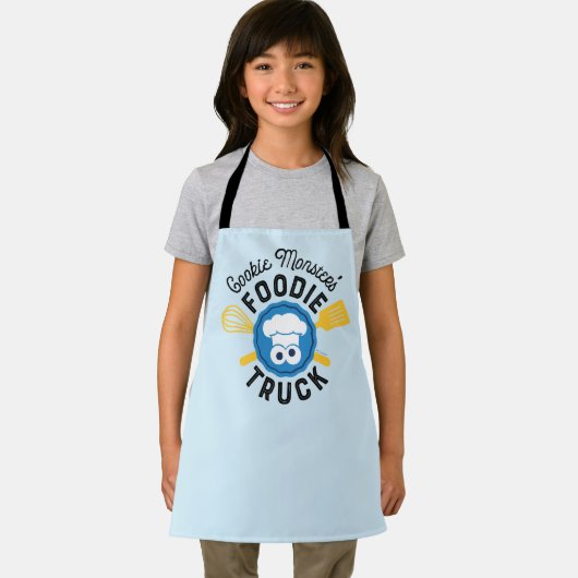 Cookie Monster's Foodie Truck Logo Schort (Insitu)