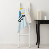 Cookie Monster's Foodie Truck Logo Sherpa Deken (In situ)