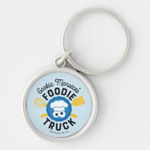 Cookie Monster's Foodie Truck Logo Sleutelhanger