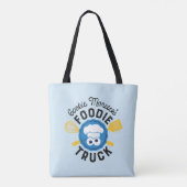 Cookie Monster's Foodie Truck Logo Tote Bag (Achterkant)