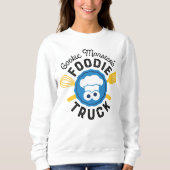 Cookie Monster's Foodie Truck Logo Trui (Voorkant)