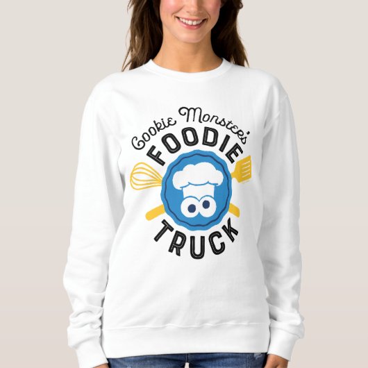 Cookie Monster's Foodie Truck Logo Trui (Voorkant)