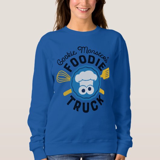 Cookie Monster's Foodie Truck Logo Trui (Voorkant)
