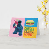 Cookie Monster's Foodie Truck | Lukt voedsel maken Kaart (Gele Bloem)