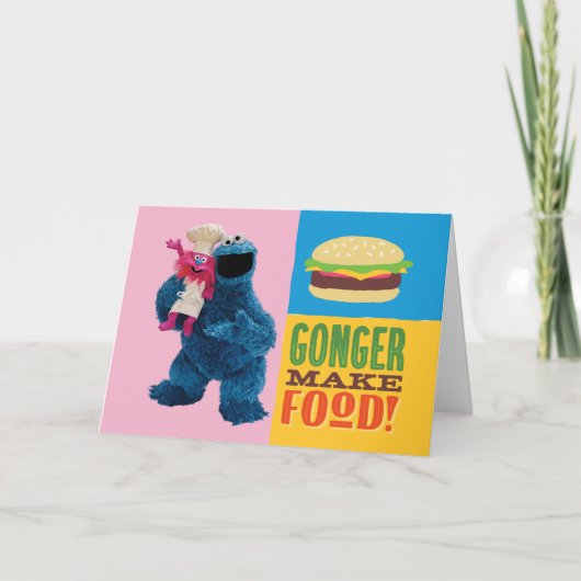 Cookie Monster's Foodie Truck | Lukt voedsel maken Kaart (Voorkant)